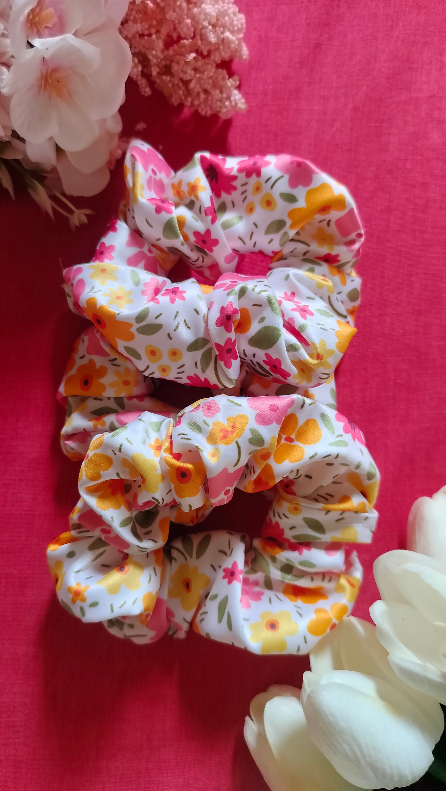 Flower Garden Scrunchie