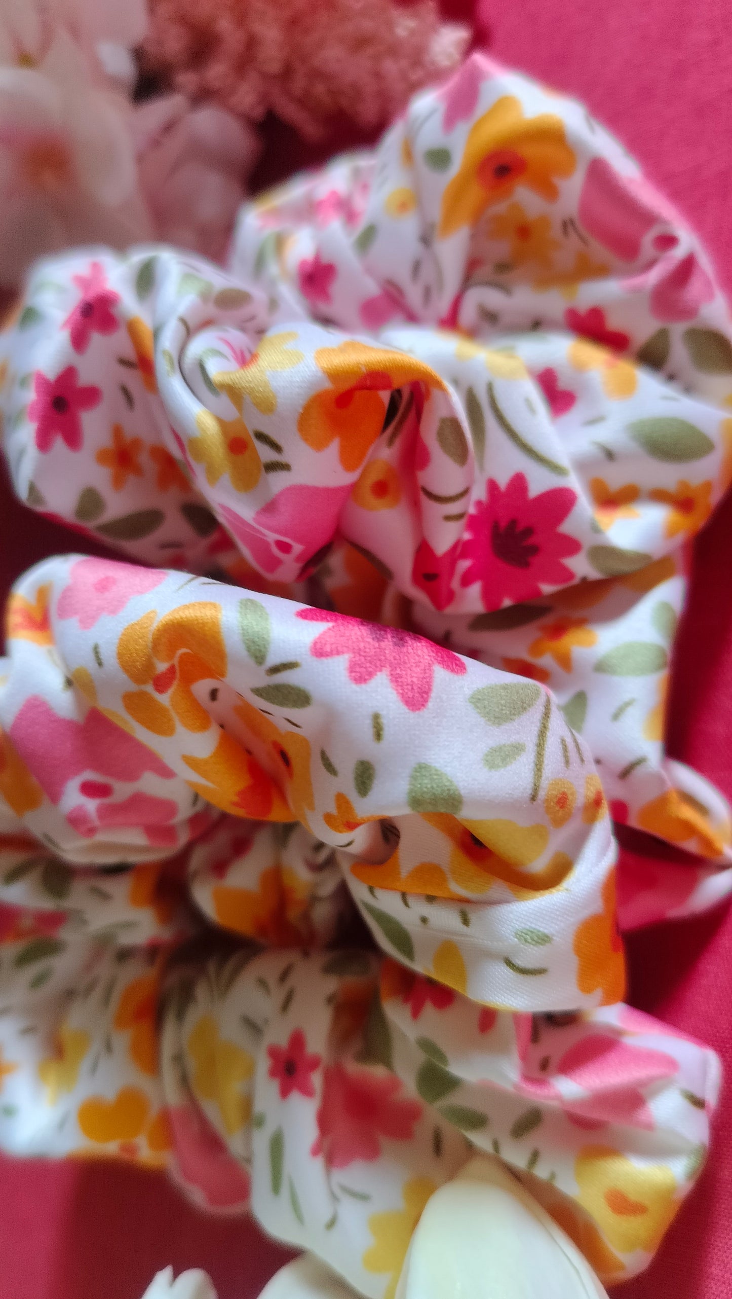 Flower Garden Scrunchie