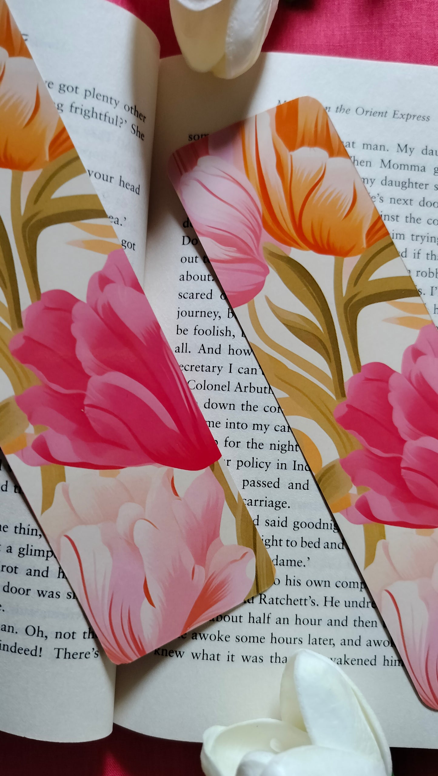 [2 Set] Tulips Bookmark