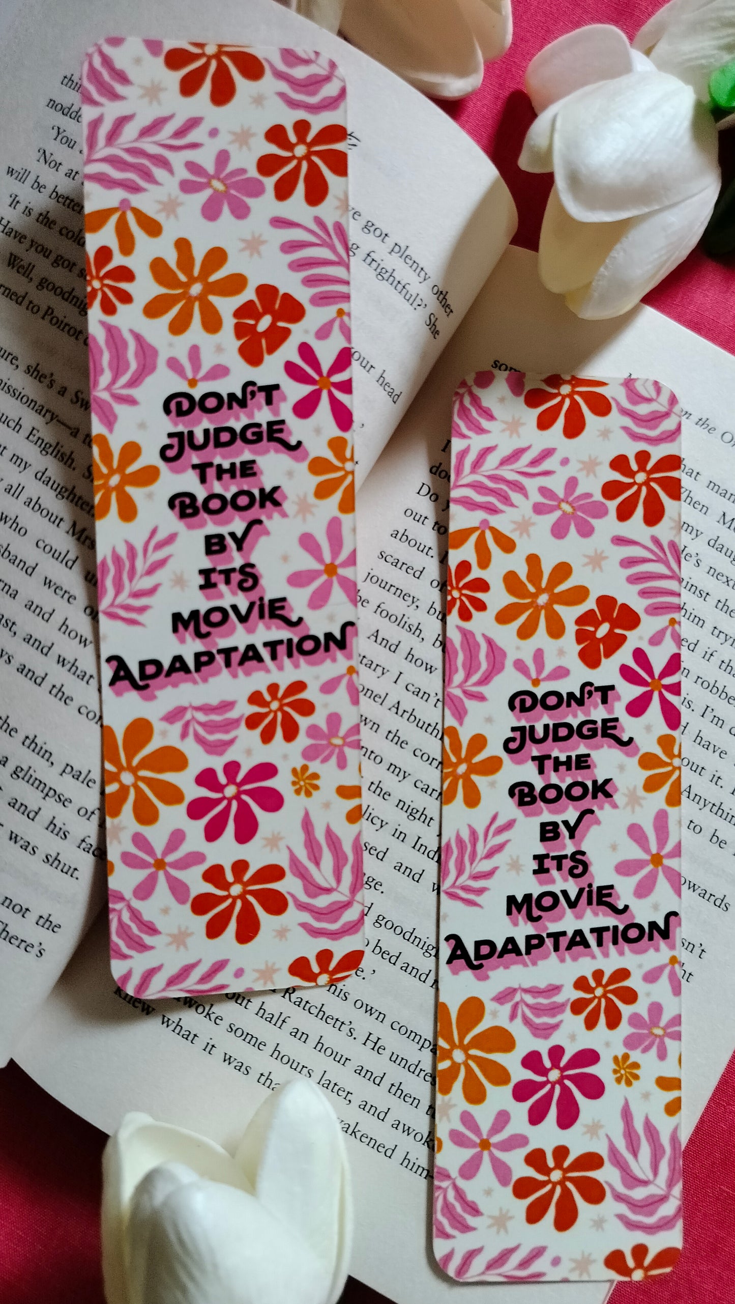 [2 set] "Don't Judge The Book By It's Movie Adaptation" Bookmark